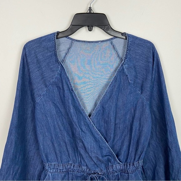 Lovers and Friends Junie Romper in Denim Blue - Picture 3 of 14